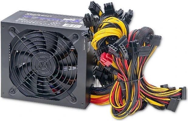 Furnizues i Energjisë Qoltec 50348 ATX 1800W, 80 Plus Platinum për Gaming Miner