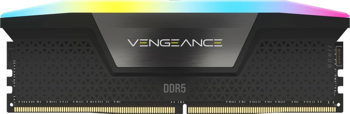 RAM Memorje Corsair Vengeance RGB 64GB (4x16GB) DDR5 6600MHz, e zezë