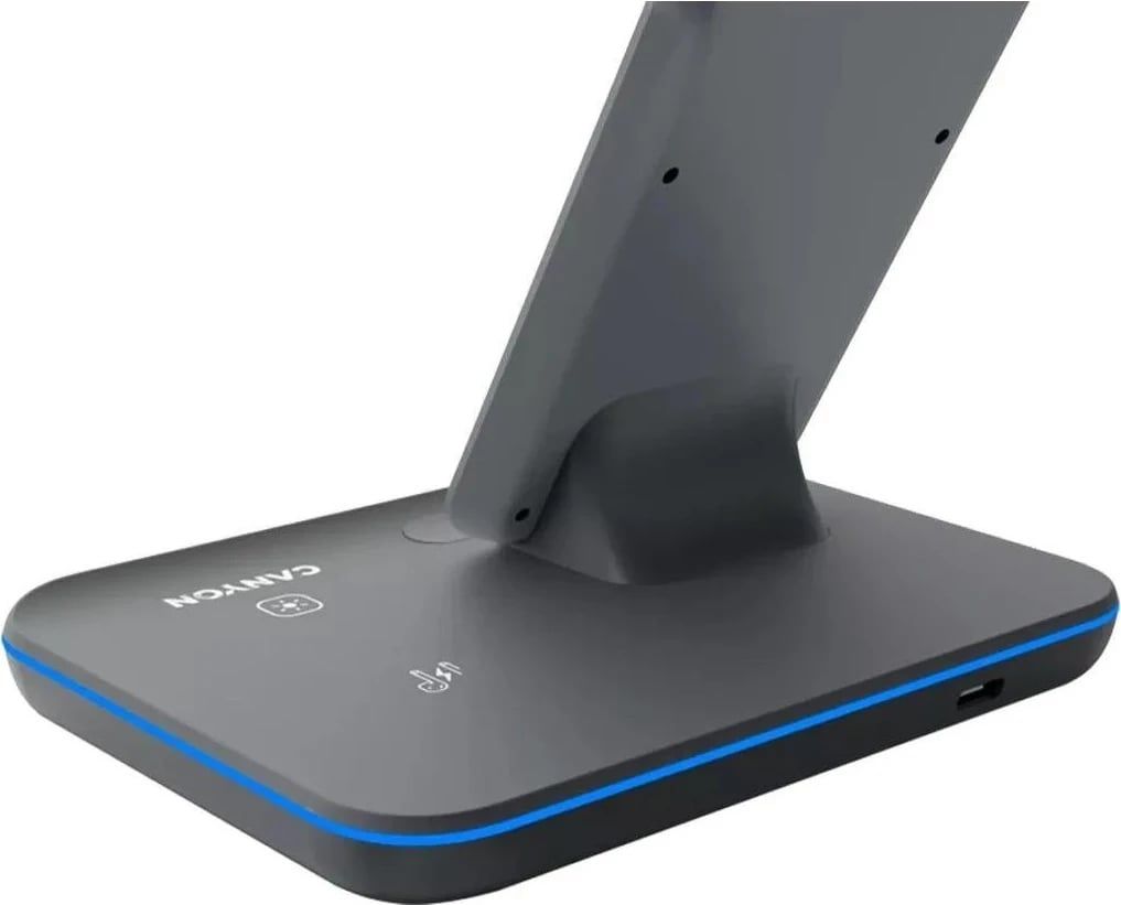 Karikues wireless Canyon WS-303 3n1 15W LED, ngjyrë hiri