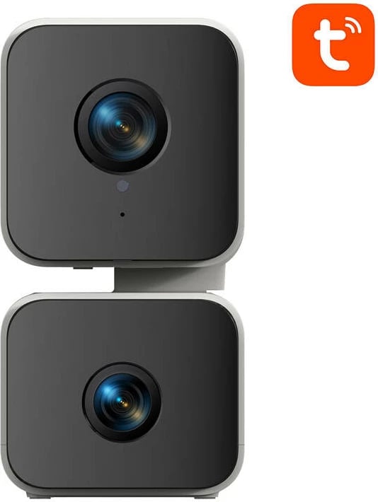 Kamerë smart WiFi Gosund PC12, 4MP, dy lente, rrotulluese, për brenda, Bardhë