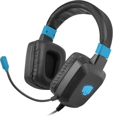 Kufje gaming Fury Raptor NFU-1584, me mikrofon, të zeza dhe kaltër
