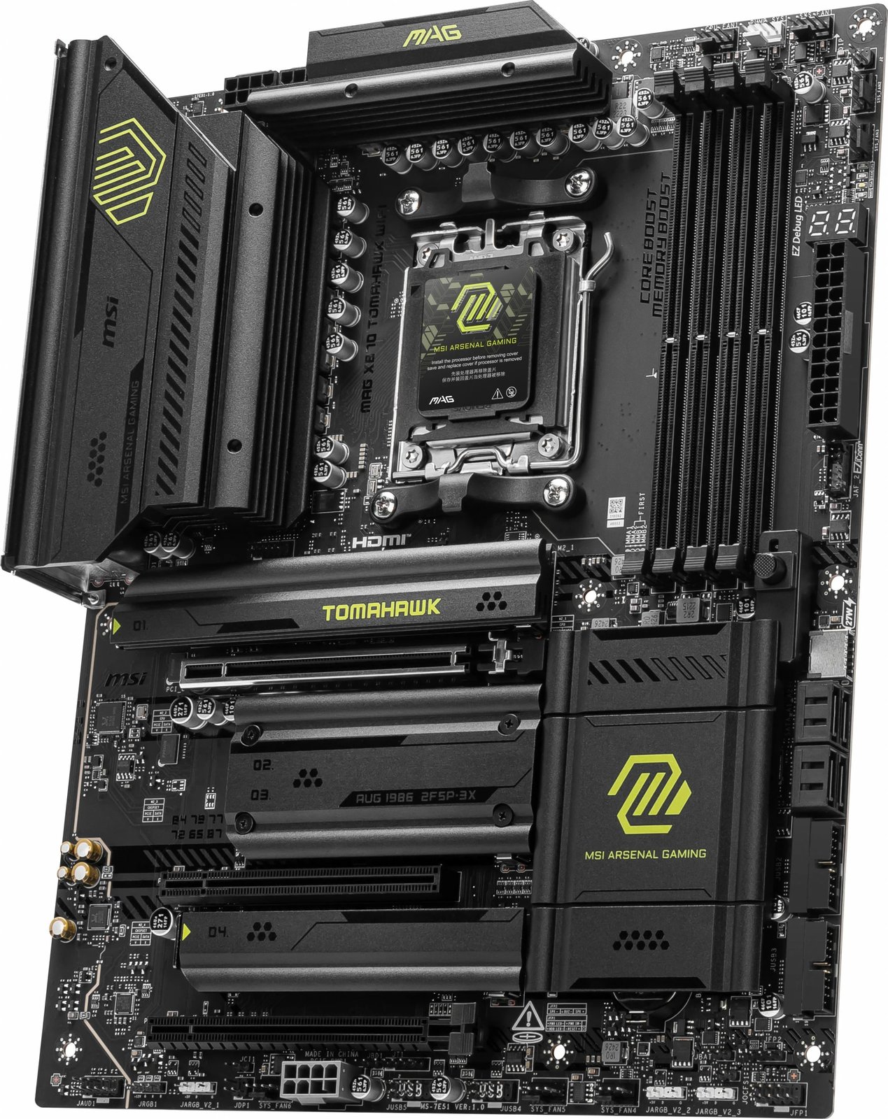 Pllakë amë MSI MAG X870 TOMAHAWK WIFI, AMD, Socket AM5, DDR5, e zezë