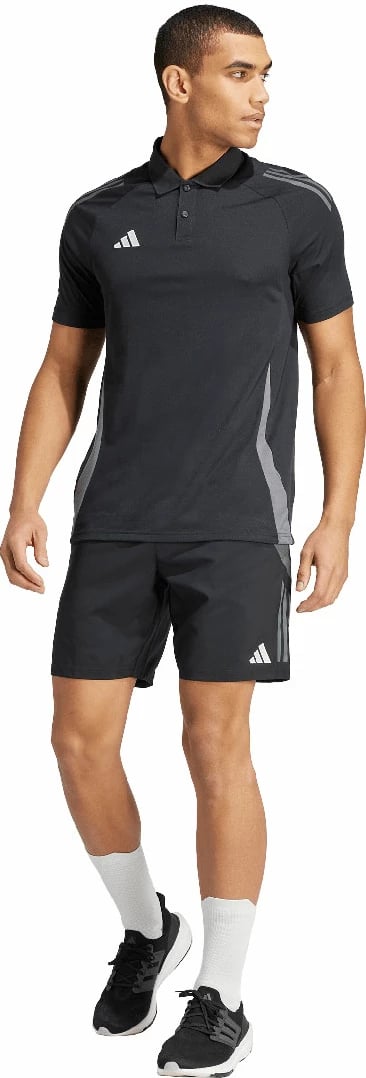 Maicë polo për meshkuj adidas, e zezë