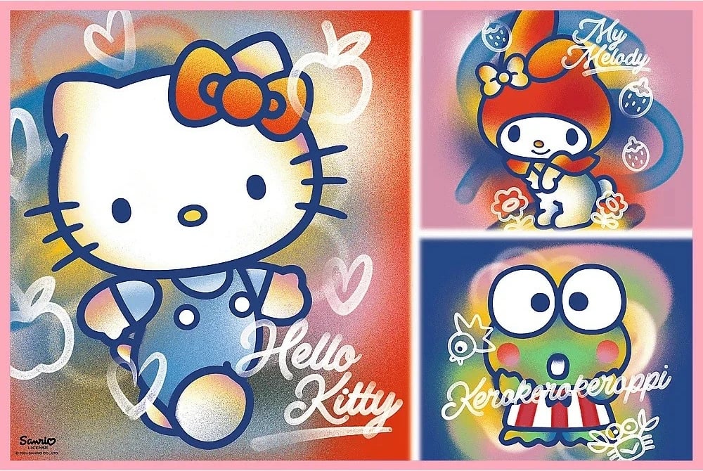 Puzzle për fëmijë Trefl Hello Kitty and Friends 2x200 pjesë, karton, shumëngjyrësh, set Puzzle për fëmijë Trefl Hello Kitty and Friends 2x200 pjesë, karton, shumëngjyrësh, set
