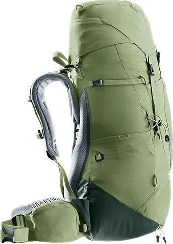 Çantë shpine Deuter Aircontact Lite 45+10 SL, për femra, Jeshile