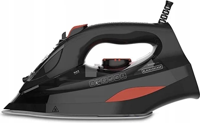 Hekur për hekurosje  Black+Decker BXIR3000E, 3000W, i zi 