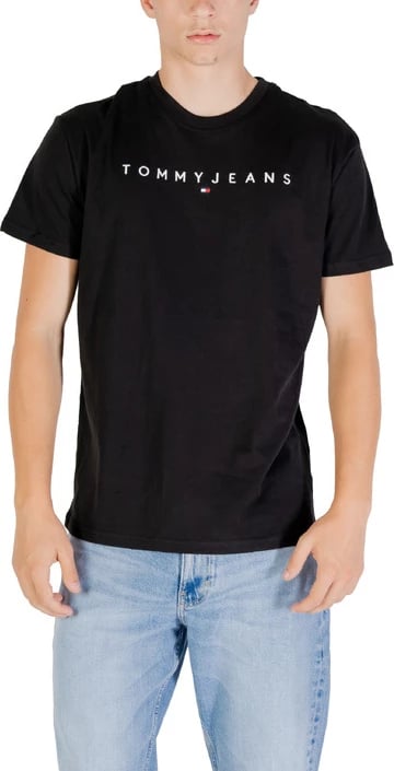 Maicë për meshkuj Tommy Hilfiger Jeans, e zezë