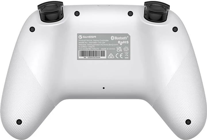 Gamepad GameSir T4n Lite wireless, i bardhë
