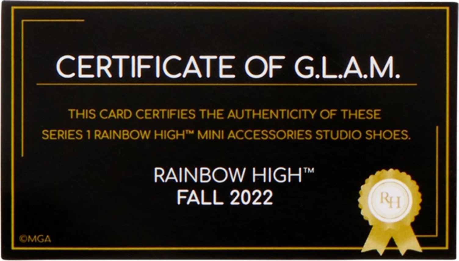 Aksesor këpucë për kukulla Rainbow High, MGA, 1 copë, shumëngjyrëshe