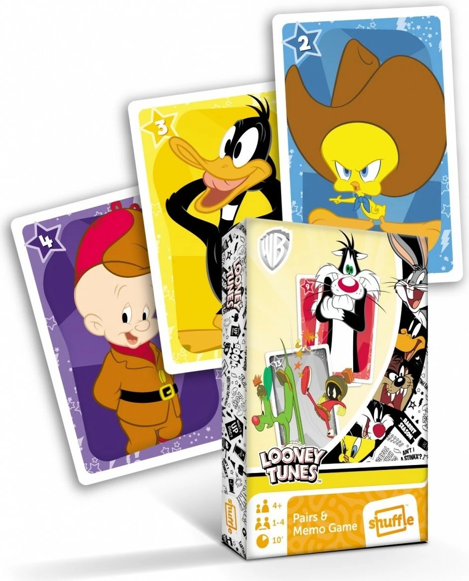 Lojë letra Cartamundi Piotruś, Looney Tunes, për fëmijë, 1-4 lojtarë