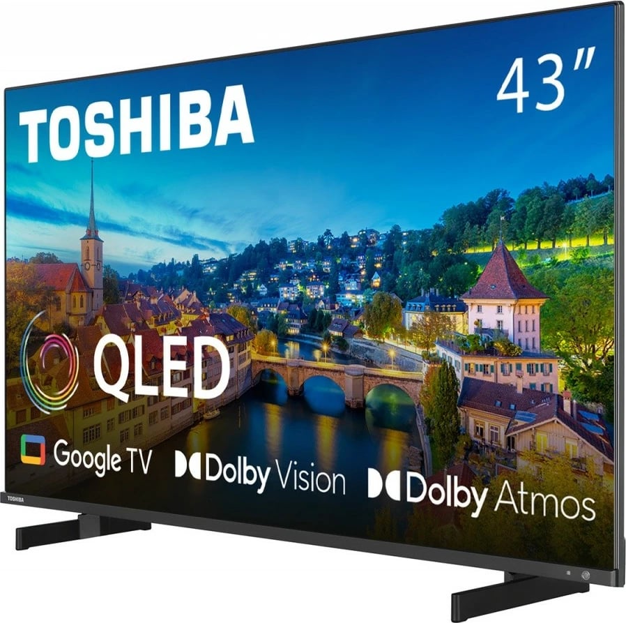 Televizor QLED Toshiba 43QG5E63DG, 43", Ultra HD/4K, Google TV, Dolby Vision, Dolby Atmos