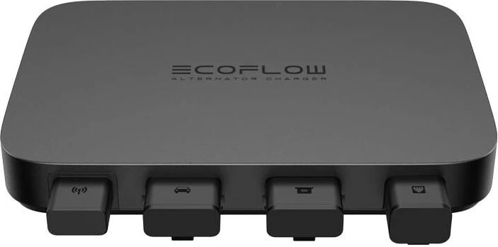 Karikues alternatori EcoFlow, model 5015501001, për makina dhe RV, 800W, i zi