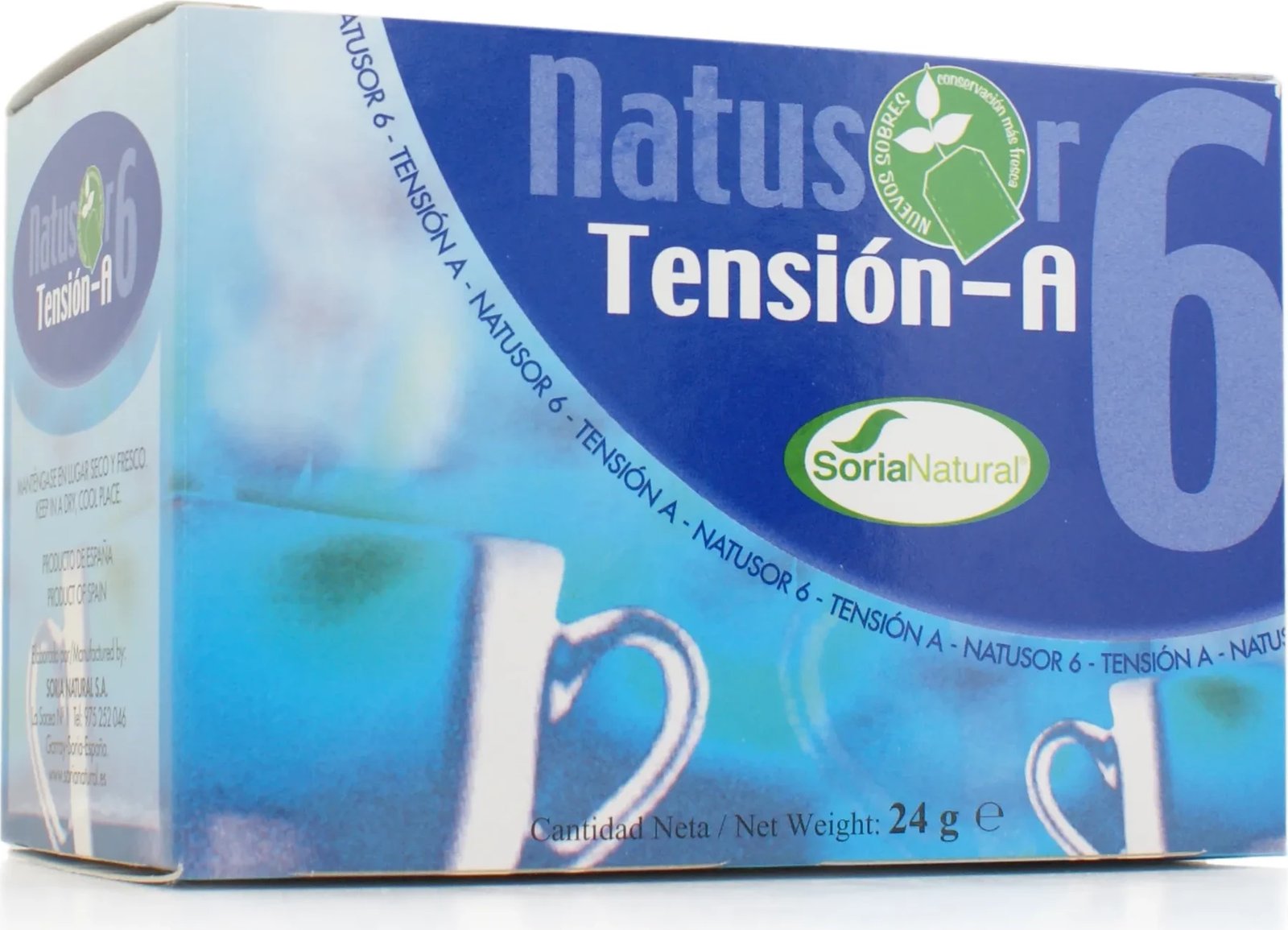 Çaj bimor Soria Natusor 6 Tension-A, 20 filtra
