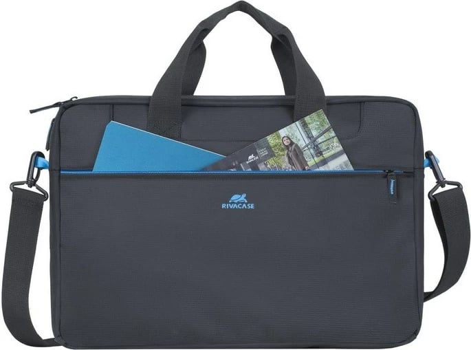 Mbështjellës RivaCase 8057 për laptop 16", i zi
