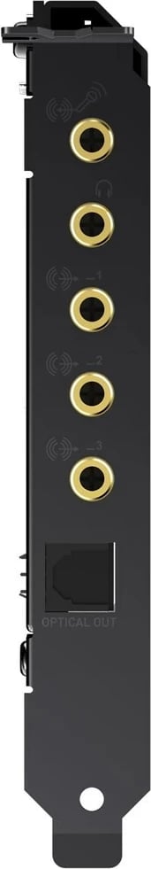 Kartë zëri Creative Sound BlasterX AE-5 Plus, PCI-E, 5.1 kanale, E zezë