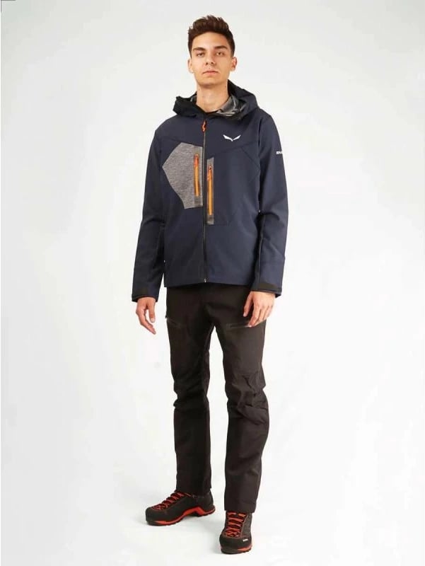 Jakne trekking Salewa për meshkuj, të gjelbër