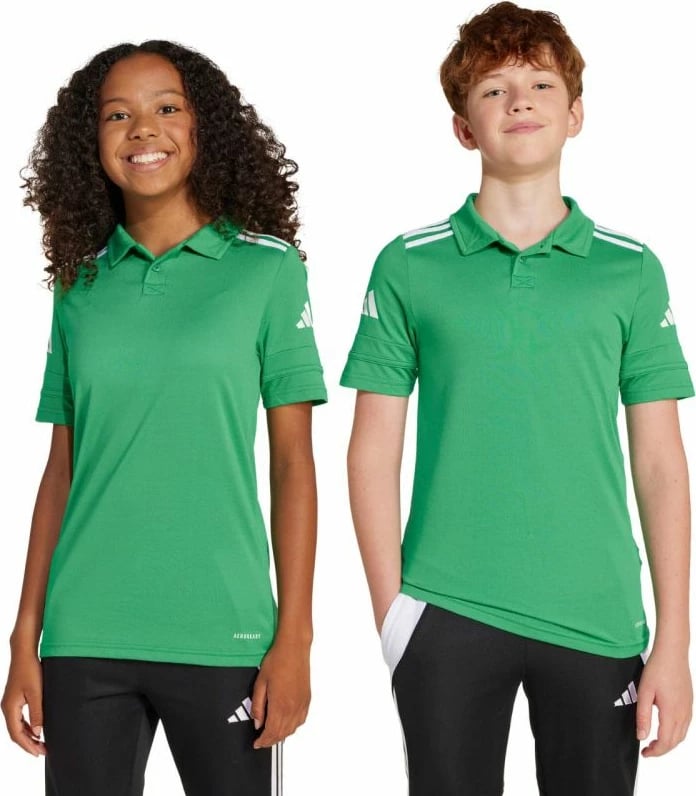Maicë polo për fëmijë adidas, e gjelbër