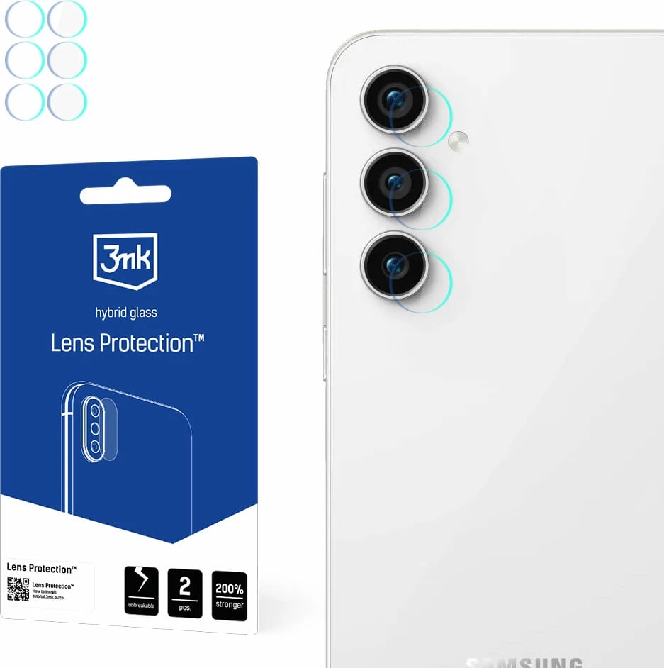 Mbështjellës xhami për kamera 3mk Protection, Samsung Galaxy S23 FE, set