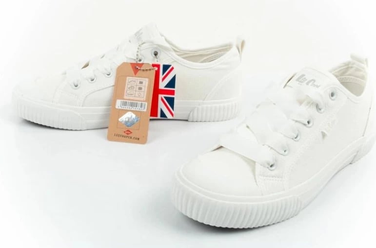 Këpucë femra Lee Cooper, të bardha