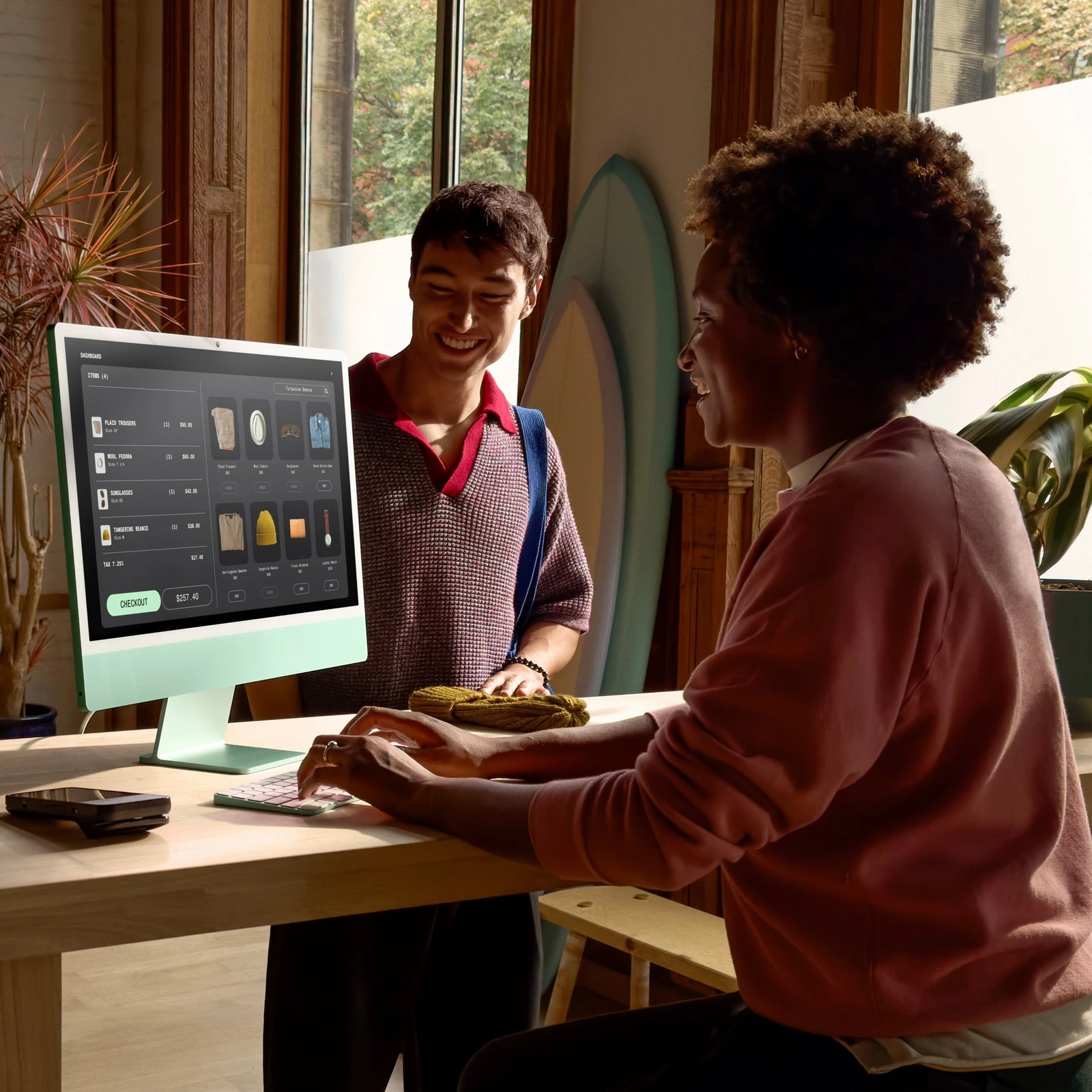 iMac Apple 24-inch M4, 16GB, 256GB SSD, Blu