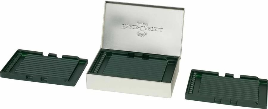 Kuti e fortë për lapsa Faber-Castell 180011, e bardhë