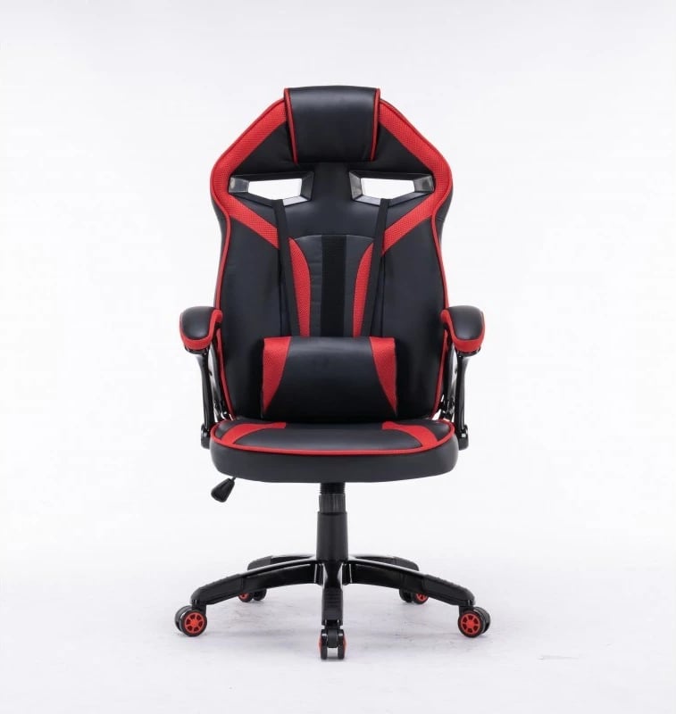 Karrige për gaming Swivel, e kuqe/zezë