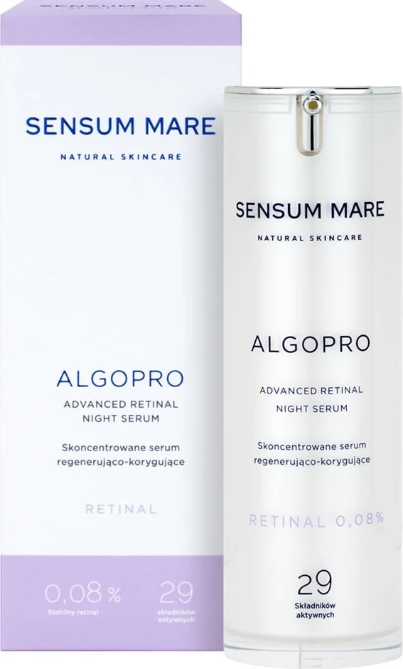 Serum rigjenerues dhe korrigjues për femra Sensum Mare Algopro 0.08% retinal, 30ml