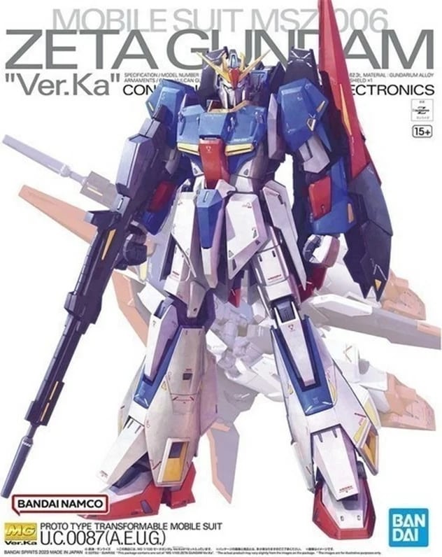 Model Zeta Gundam Bandai MG Ver.Ka