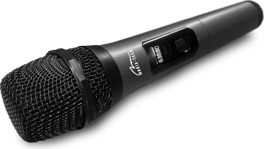 Mikrofon karaoke pa tela Media Tech MT398, Gri