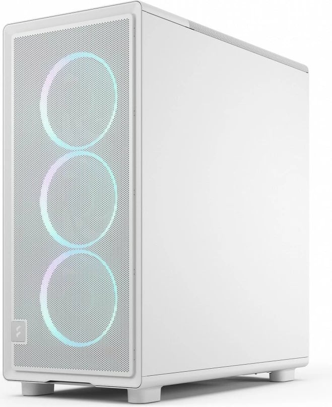 Kasë Fractal Design Epoch White TG RGB Clear Tint, Midi Tower, ATX, e bardhë
