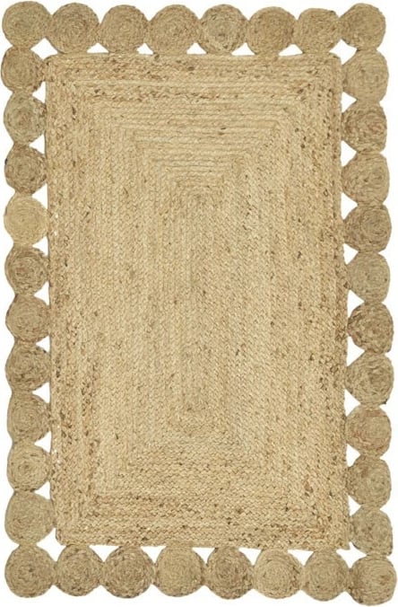 Qilim Inart Doze, ngjyrë bezhë, 100% jute, 120x80x1cm