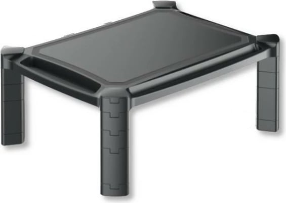 Mbajtës monitori Techly 028474, plastik, i rregullueshëm, i zi