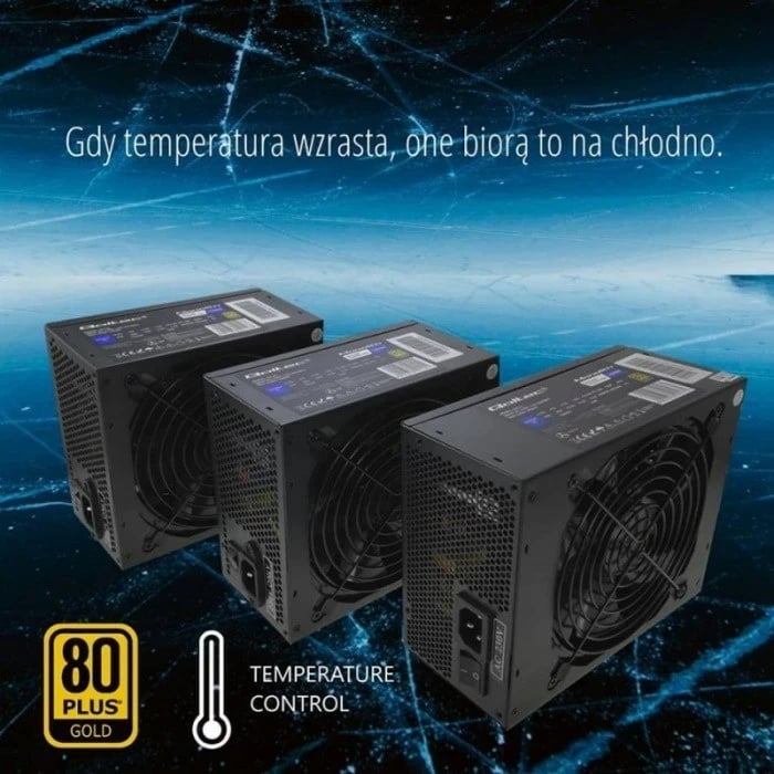 Furnizues Qoltec 50147, 1600W, 80 Plus Gold, për Bitcoin Miner, i zi