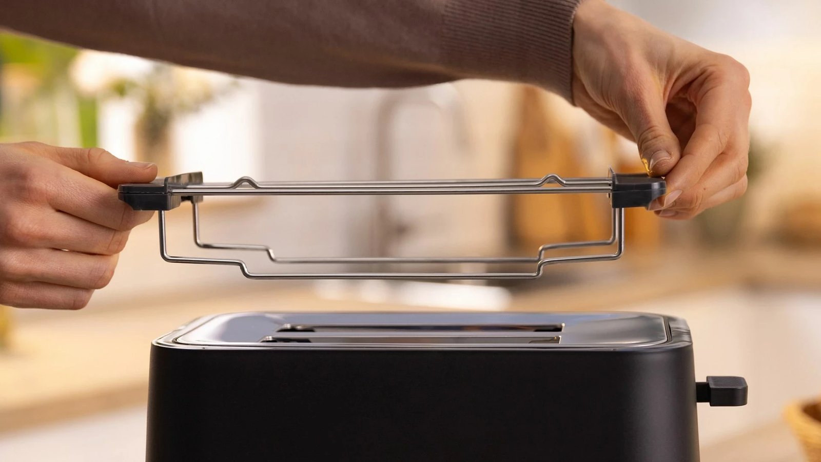 Toaster Bosch TAT3M123, 950 W, 2 feta, E zezë