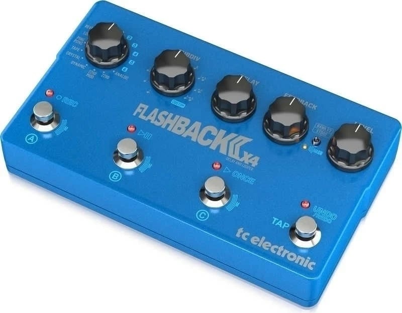 Efekt kitarë TC Electronic Flashback 2 X4 Delay, blu