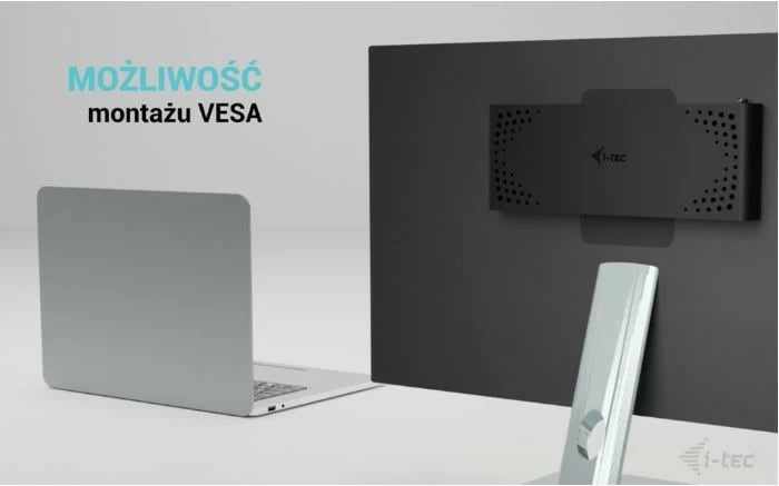 Kasë docking i-tec CADUA4KDOCKPDB, universal, 4K, Power Delivery 85W, e zezë