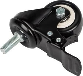 Set rrota Lanberg AK-1601-B për kabinete muri 19", e zezë, 4 copë