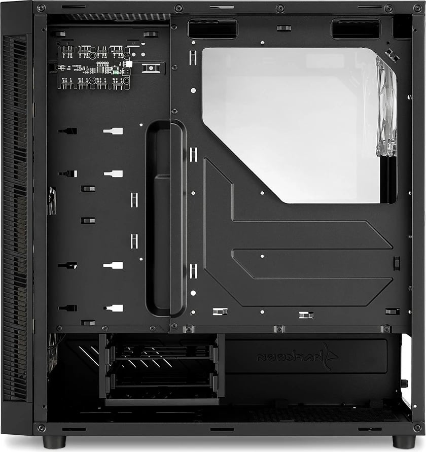 Kasë Sharkoon TG5 Pro RGB, Midi Tower, ATX, micro ATX, Mini-ITX, E zezë