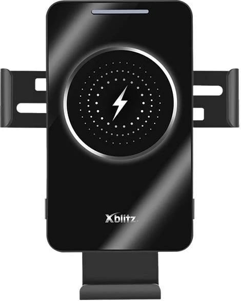 Mbajtës aktiv për celular Xblitz GX4, USB Type-C, i zi/argjendtë për veturë