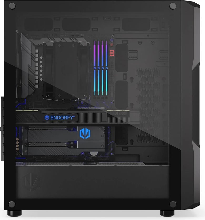 Kasë Endorfy Regnum 400 Air, Midi Tower, Tempered Glass, E zezë