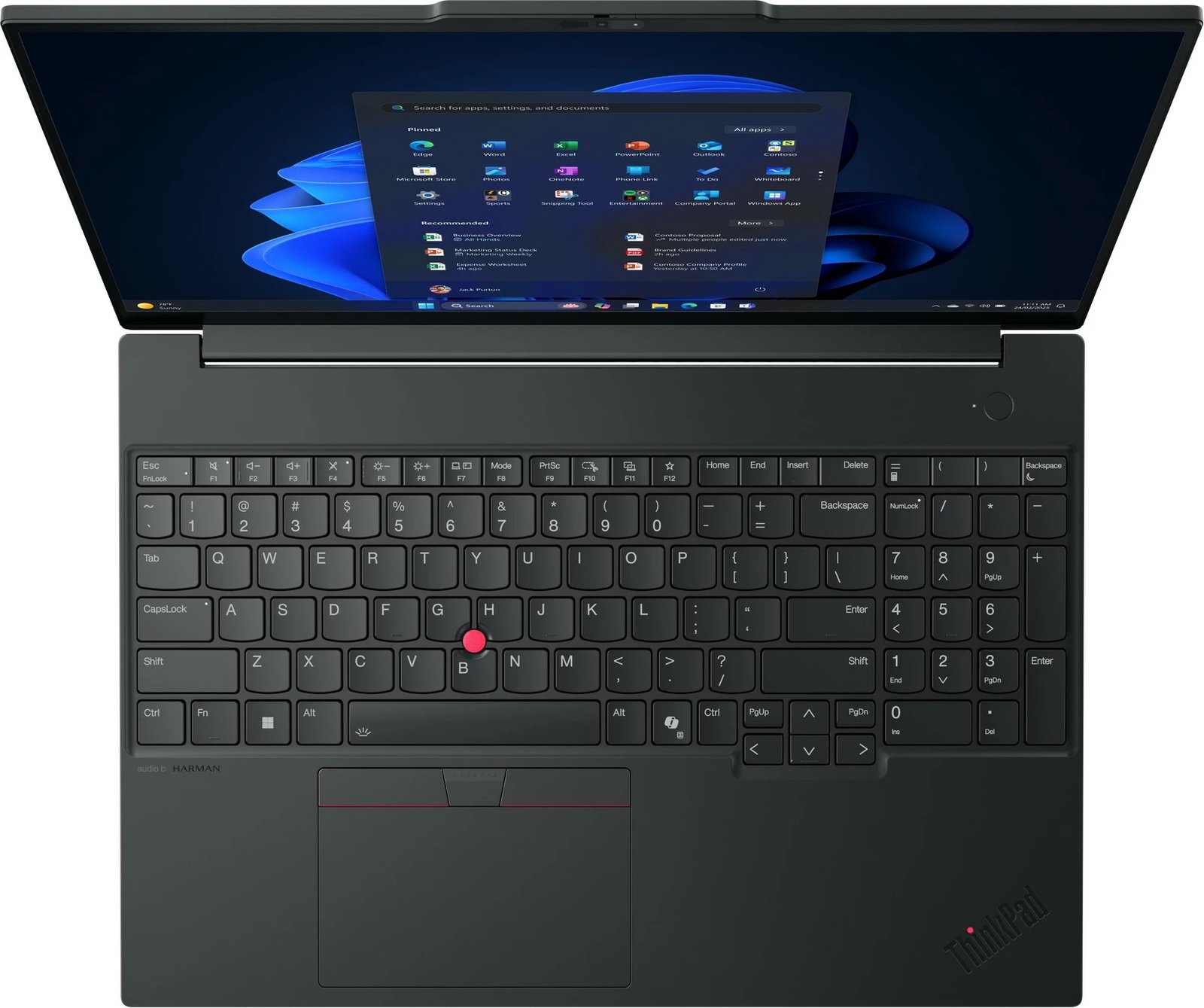 Kompjuter Lenovo ThinkPad E16 G3, Ultra7 255H, 16GB/512GB, 16 inç, e zezë