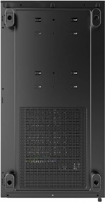 Kasë Montech XR Midi-Tower, xham i temperuar, e zezë