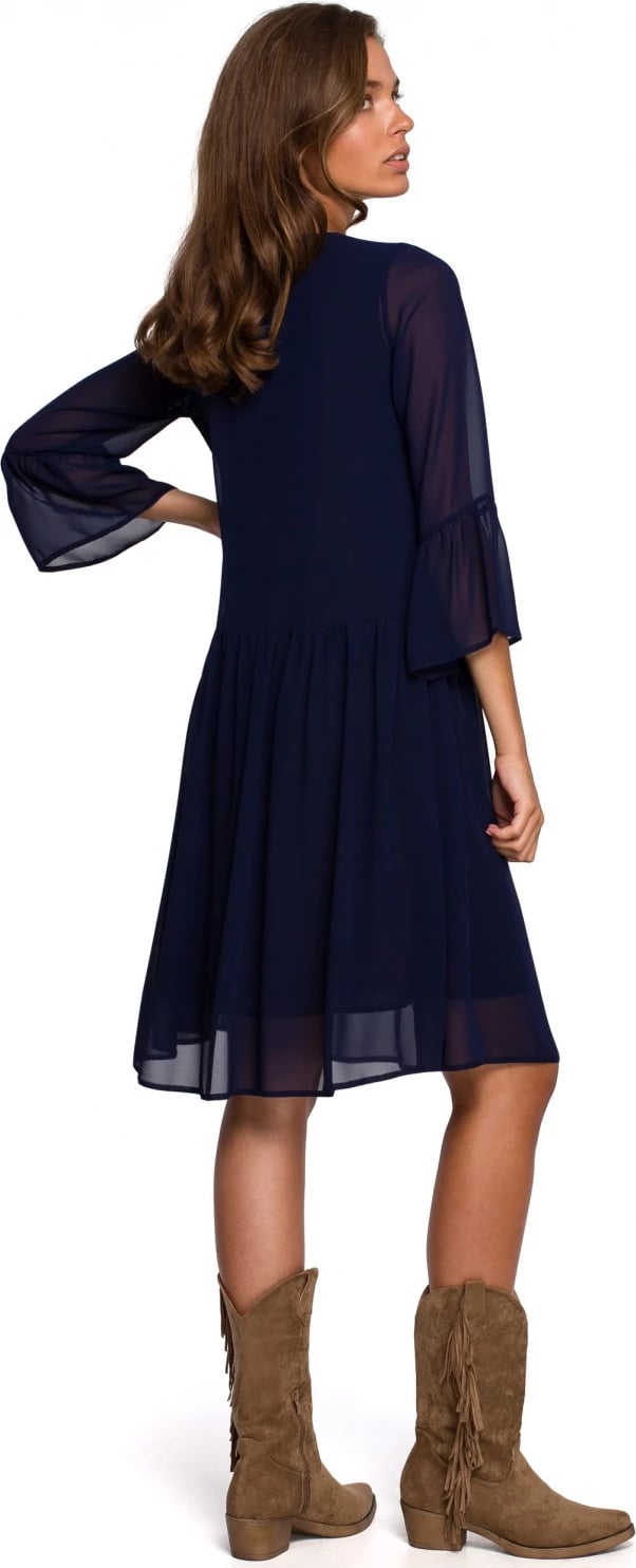 Fustan Stylove 149247, navy blue