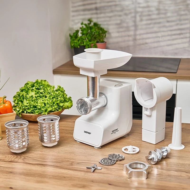 Makinë mishi Zelmer ZMM3512B, 1500 W, Bardhë