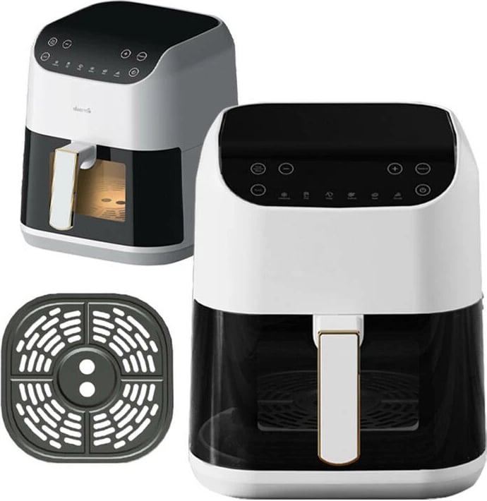 Fritezë ajri Deerma DEM-KZ130W, 5.5L, 1300W, e bardhë