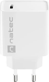 Karikuesi rrjetor NATEC RIBERA USB-C 20W PD, i bardhë