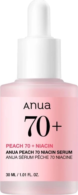 Serum për fytyrë Anua Peach 70 + Niacin Brightening për femra, 30ml