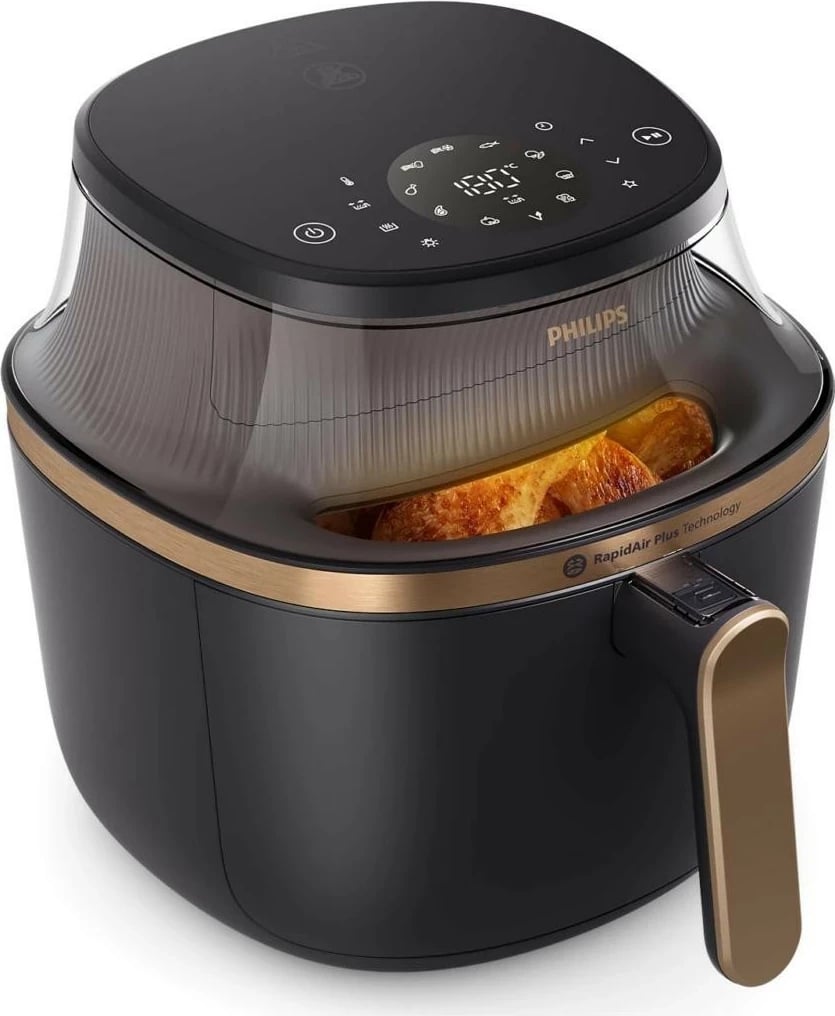 Frytkownicë Philips Ovi XL 3000 NA332/00, 6.2 l, e zezë/ari