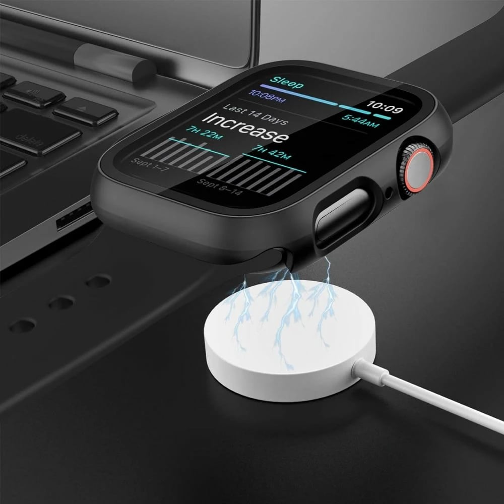 Mbështjellës Tech-Protect Defense360 për Apple Watch 10, 42mm, Transparent