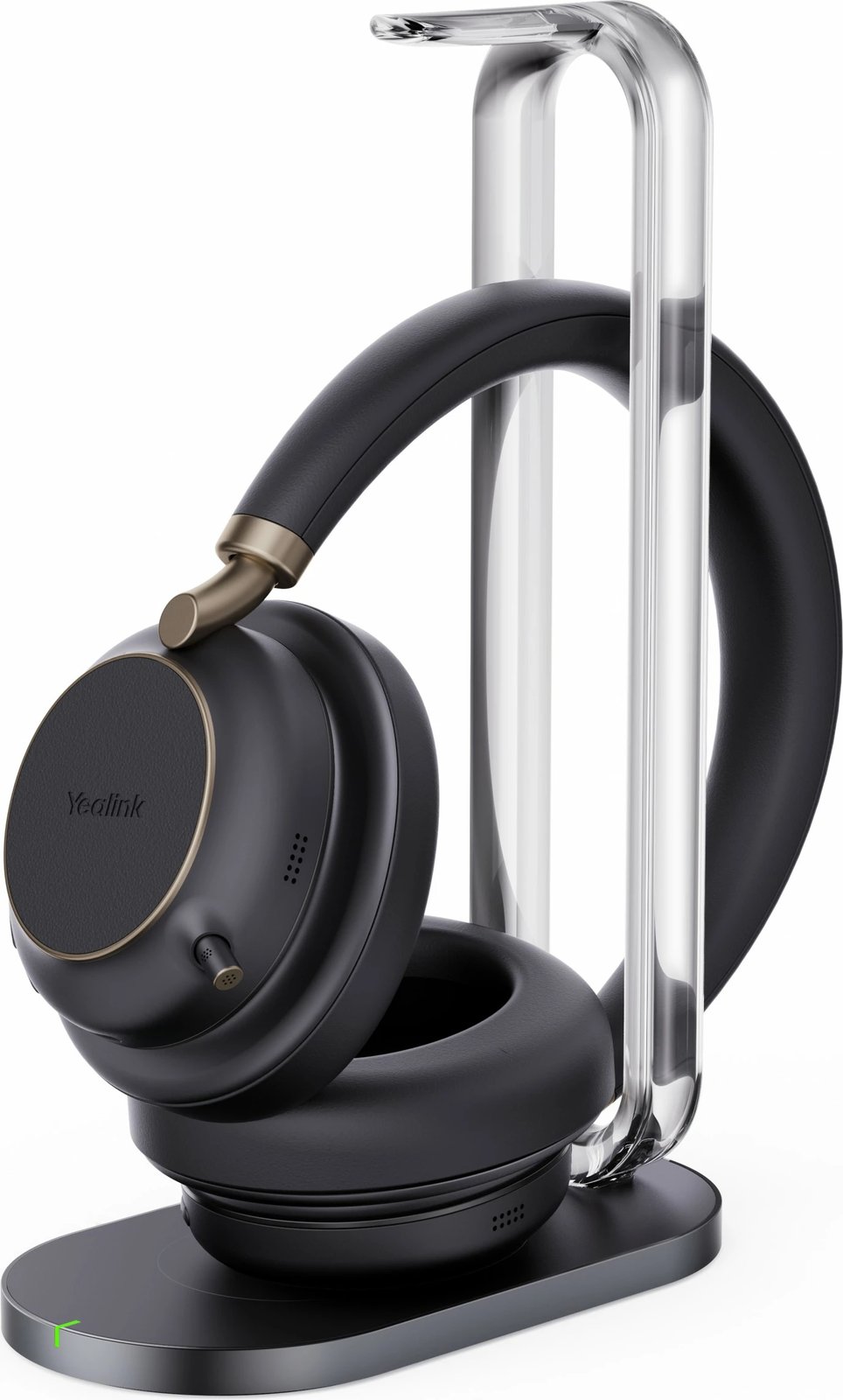 Kufje Yealink BH76 Plus me qëndrim karikimi UC USB-C/A e zezë